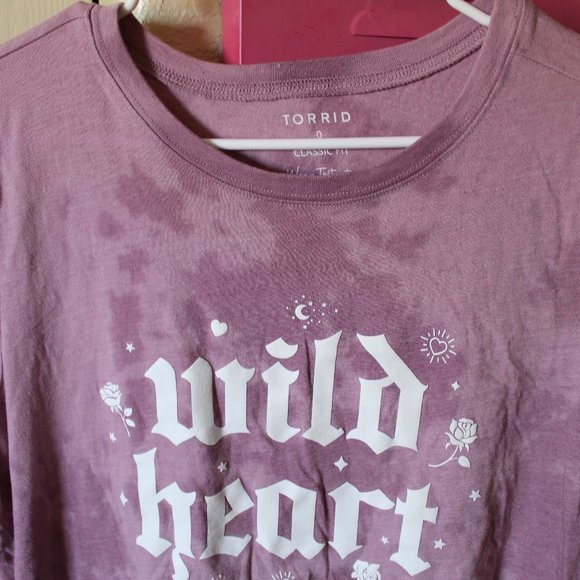 TORRID WILD HEART CLASSIC TRIBLEND TIE-DYE TEE - Picture 3 of 6